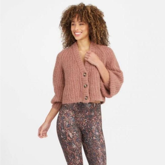 NWT Spanx Faux leather snake shine leggings - Picture 2 of 8